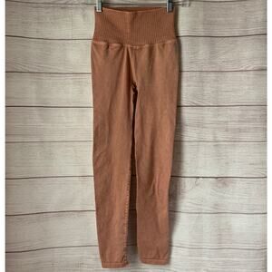 Free People Movement Leggings Good Karma Desert Dune XS/S Ankle 7/8
